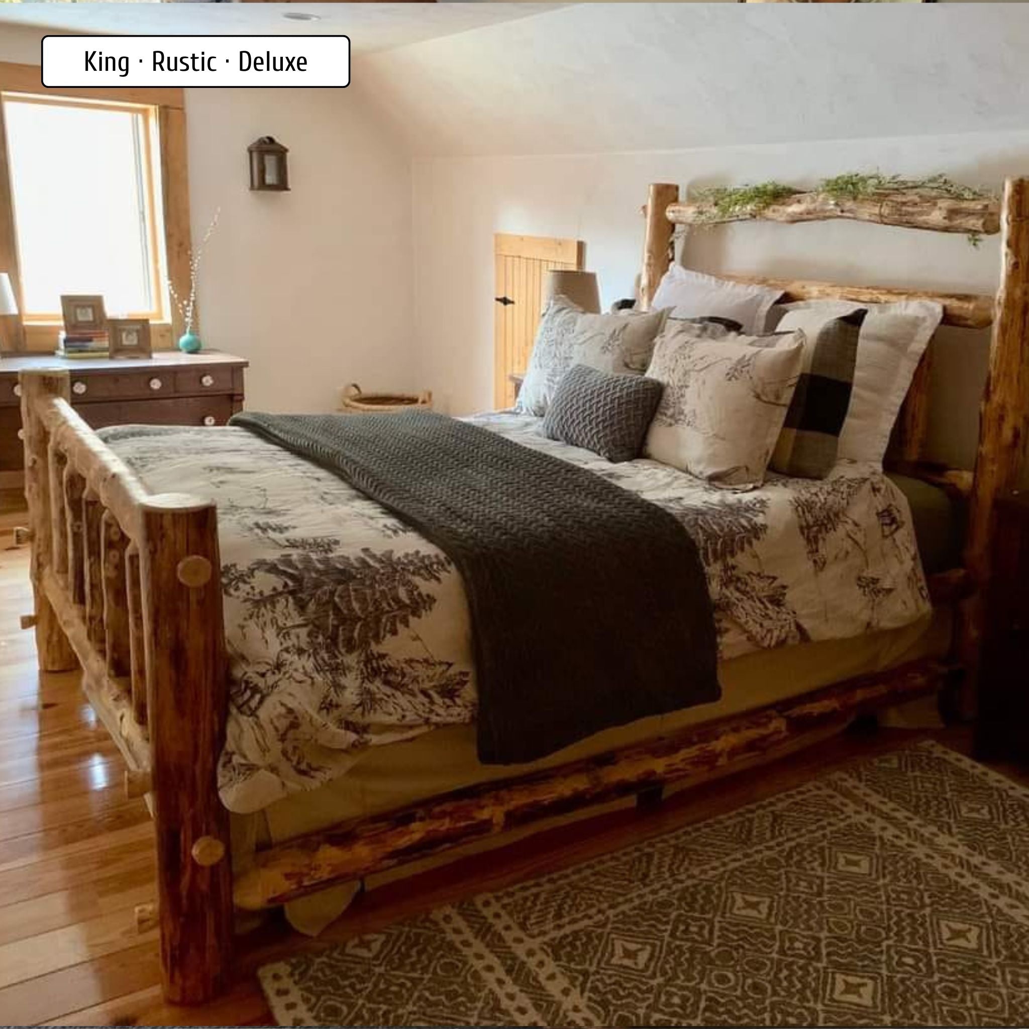 Double Rail Log Bed