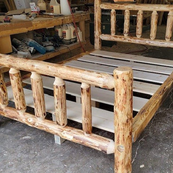 Storage-Friendly Platform Log Bed