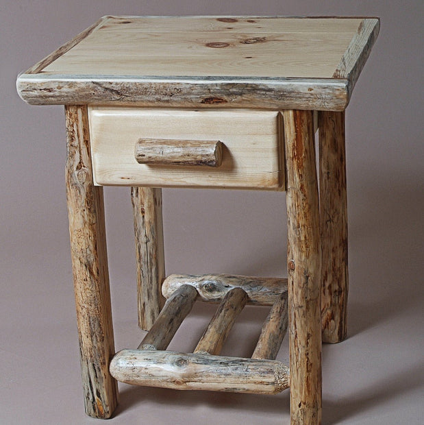 Classic Nightstand - Drawer & Shelf